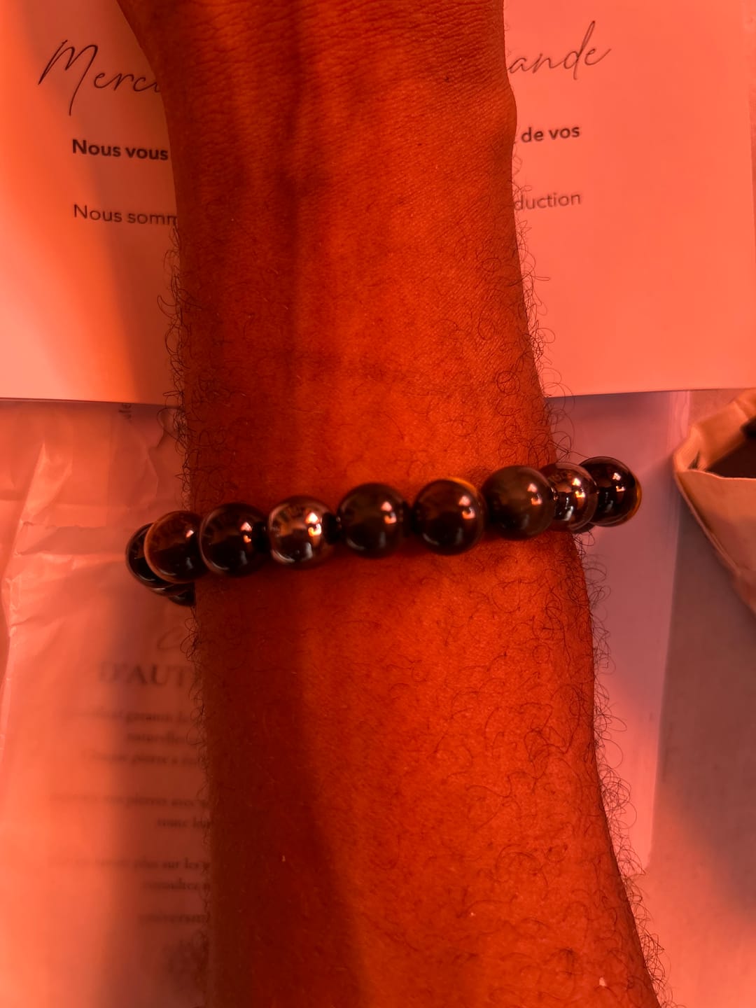 Customer photo review of Bracelet de protection