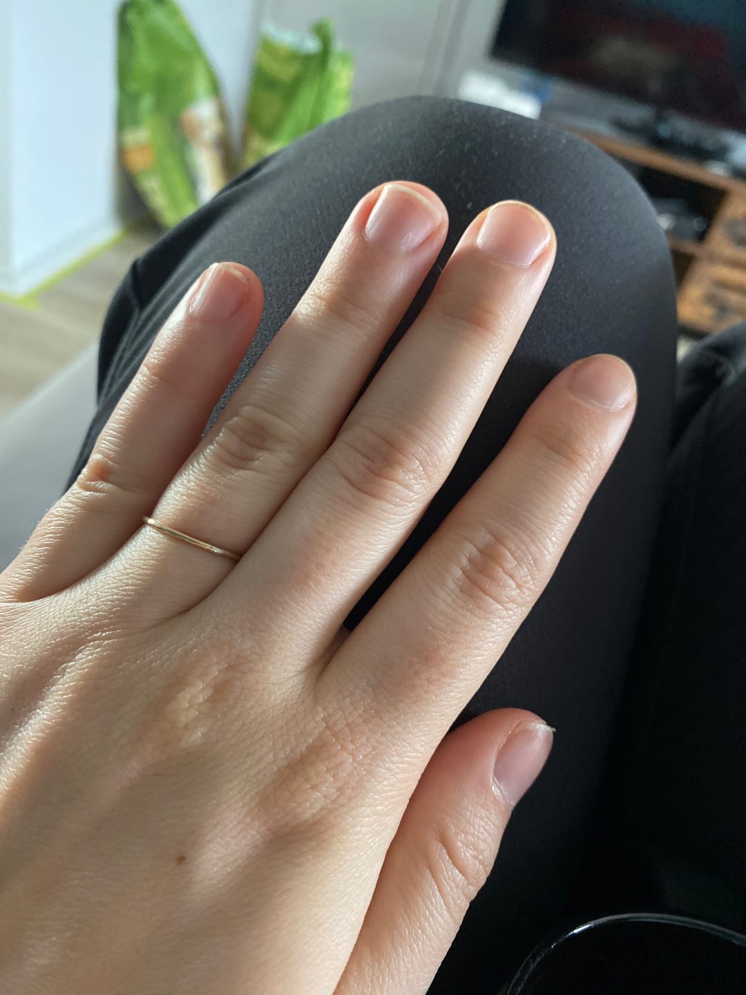 Customer photo review of 14K Gold Stacking Ring