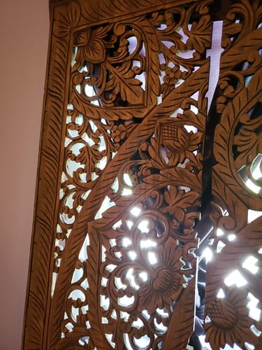 Customer photo review of Tête de Lit Mandala Design - California King 180 cm