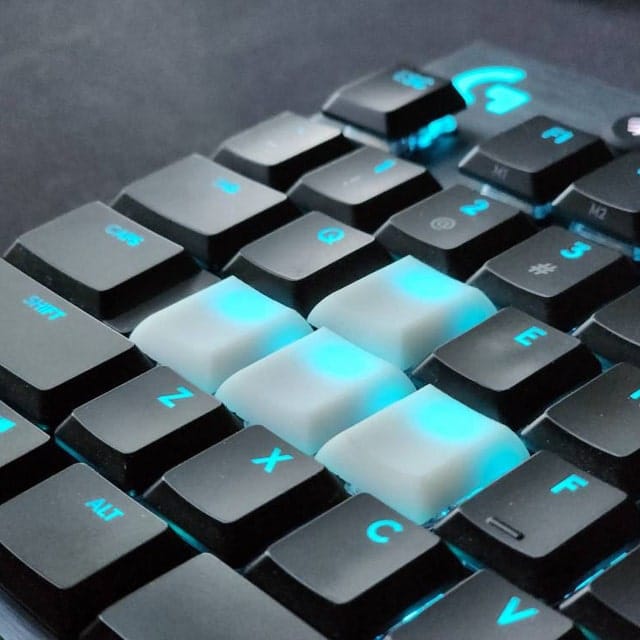 Customer photo review of Logitech G915, G815  Keycap set (Pack of 4)