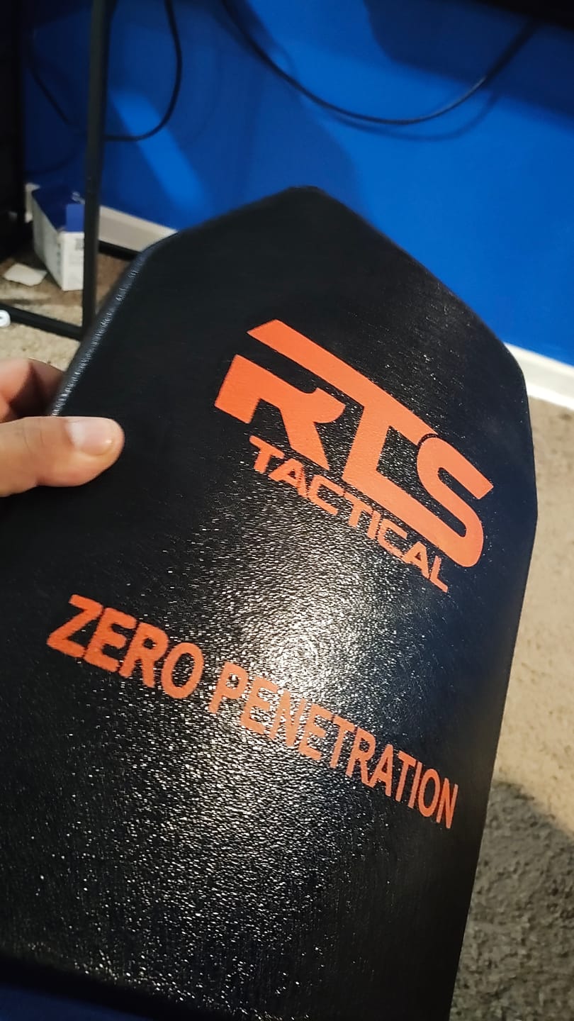 Customer photo review of RTS Ceramic NIJ 0101.06 Level IV Rifle Protection 11X14 Plate Insert