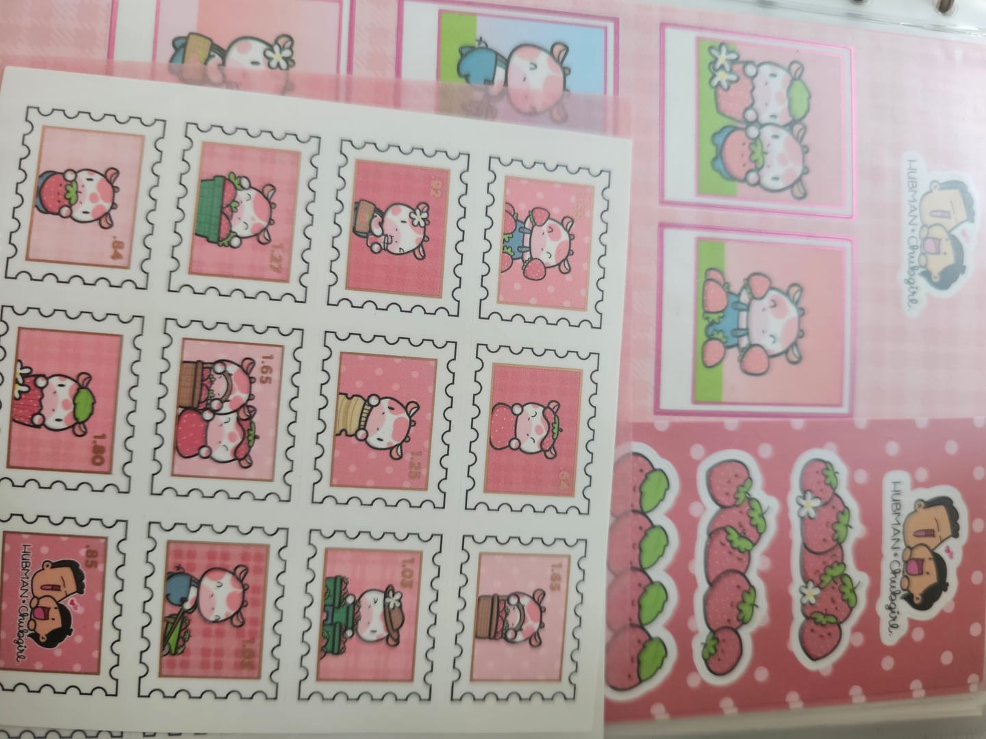 Customer photo review of Strawberry Harvest Variety Sticker Pack