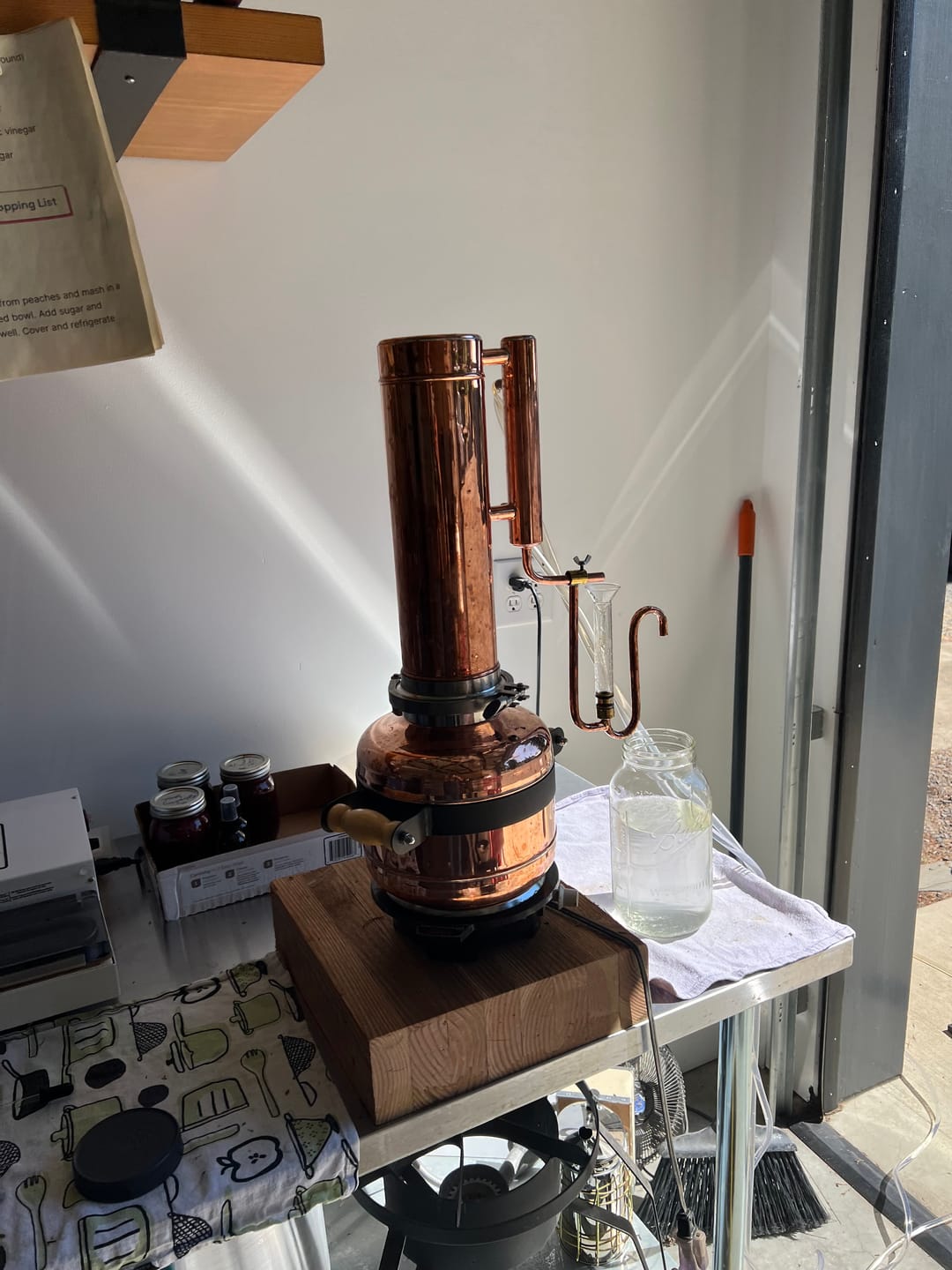 Customer photo review of Essential Oil Distiller 1,9Gal/7L - Premium Kit