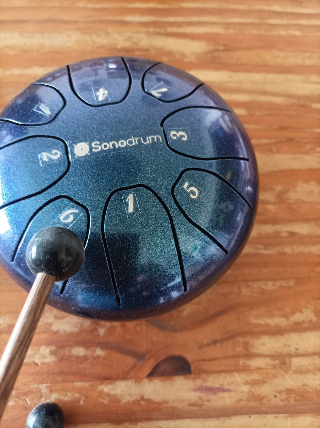 Customer photo review of Sonodrum Zungentrommel - "Standard" - Handgefertigt - (14cm / 20cm) - 8 Zungen - C-Dur
