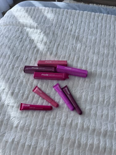 Customer photo review of peptide lip tint - salty tan -  soft mauve