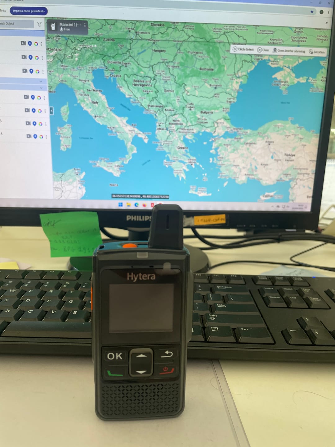 Customer photo review of Hytera Radio POC PNC360S + Abbonamento 3 anni Hytalk Server (SIM esclusa)