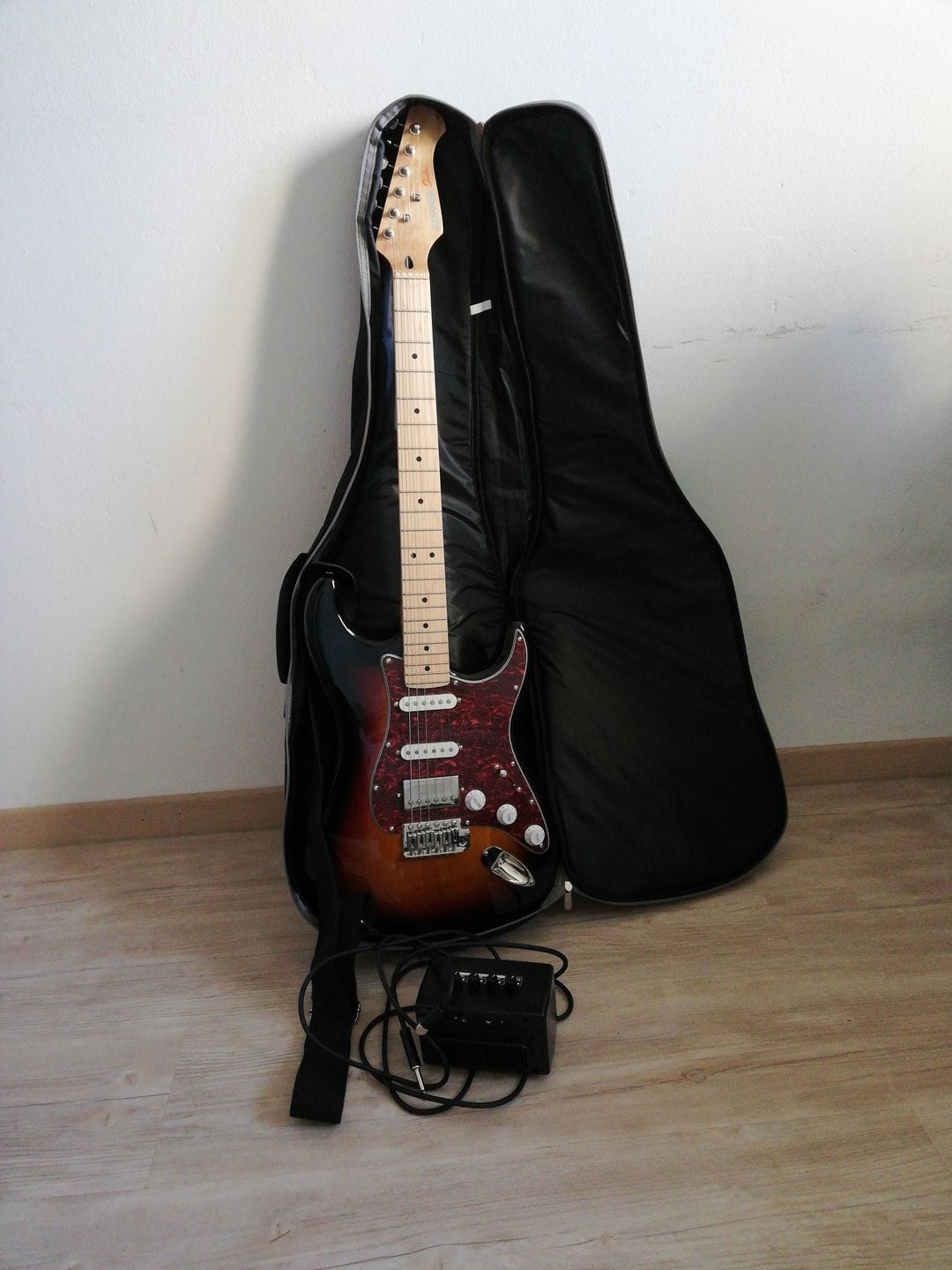 Customer photo review of Donner DST-152 Guitare électrique set débutant ST Type