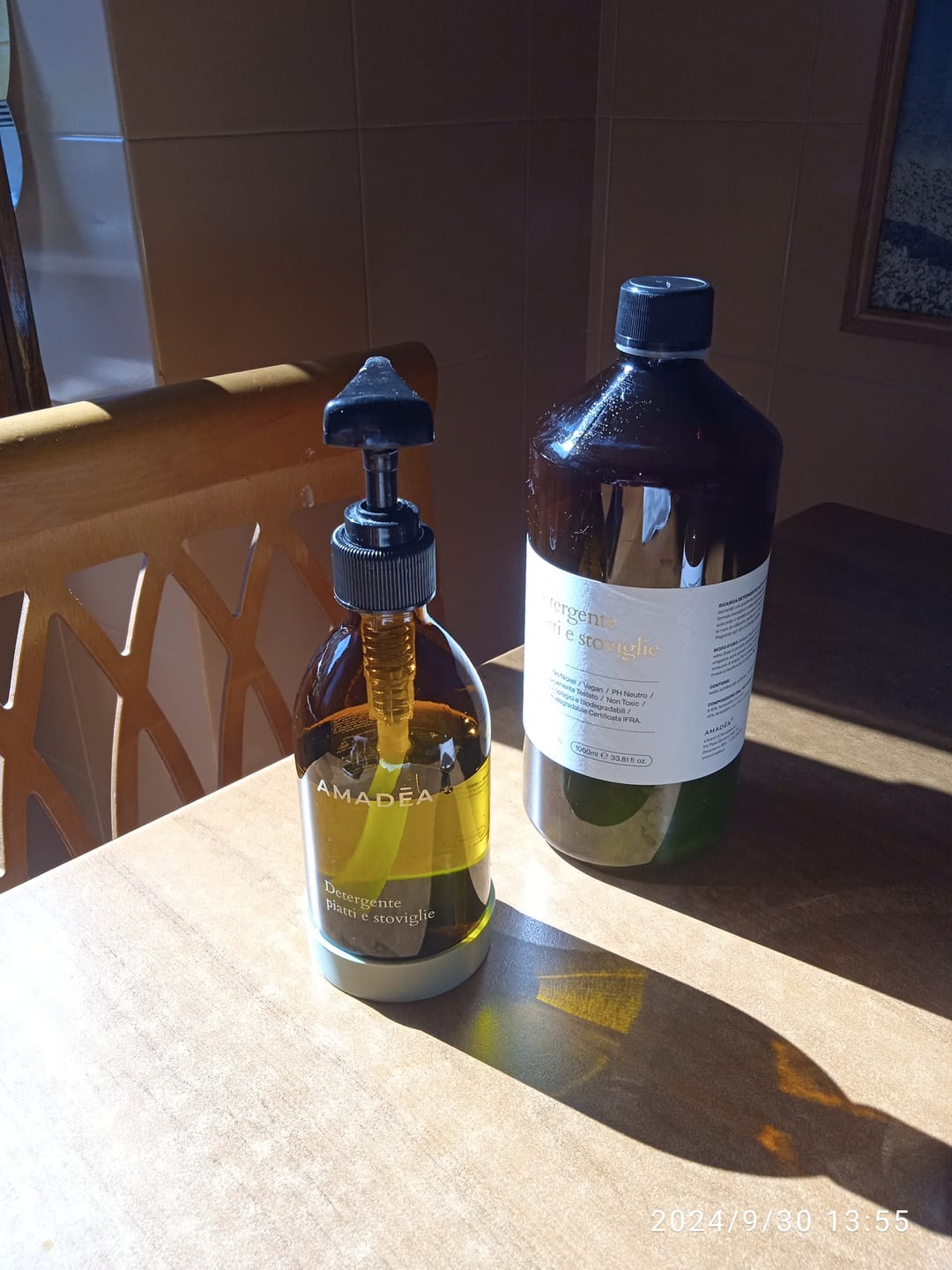 Customer photo review of Detergente piatti e stoviglie - Ricarica da 1L