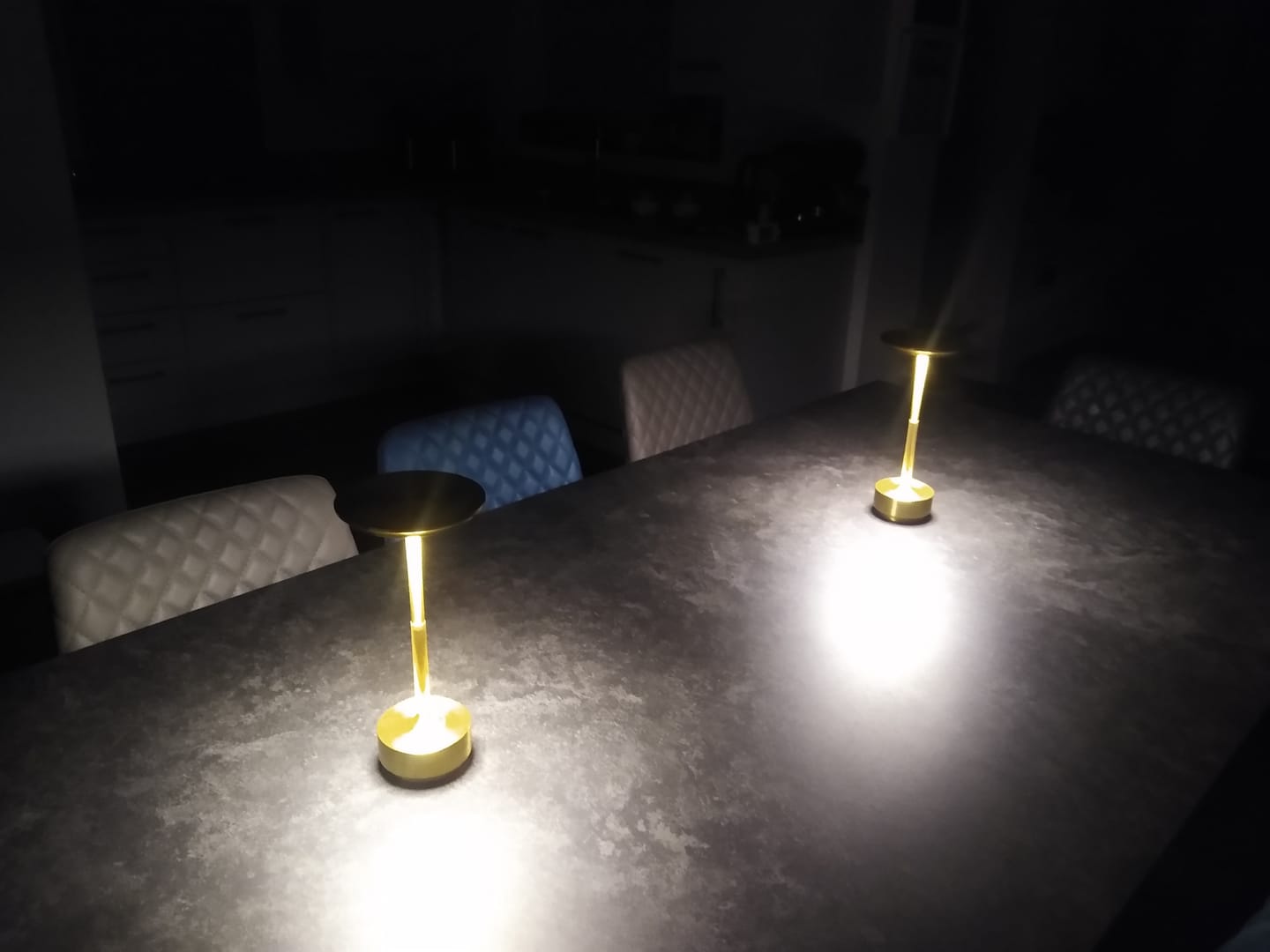 Customer photo review of Ambient™ Metallic Cordless Table Lamp