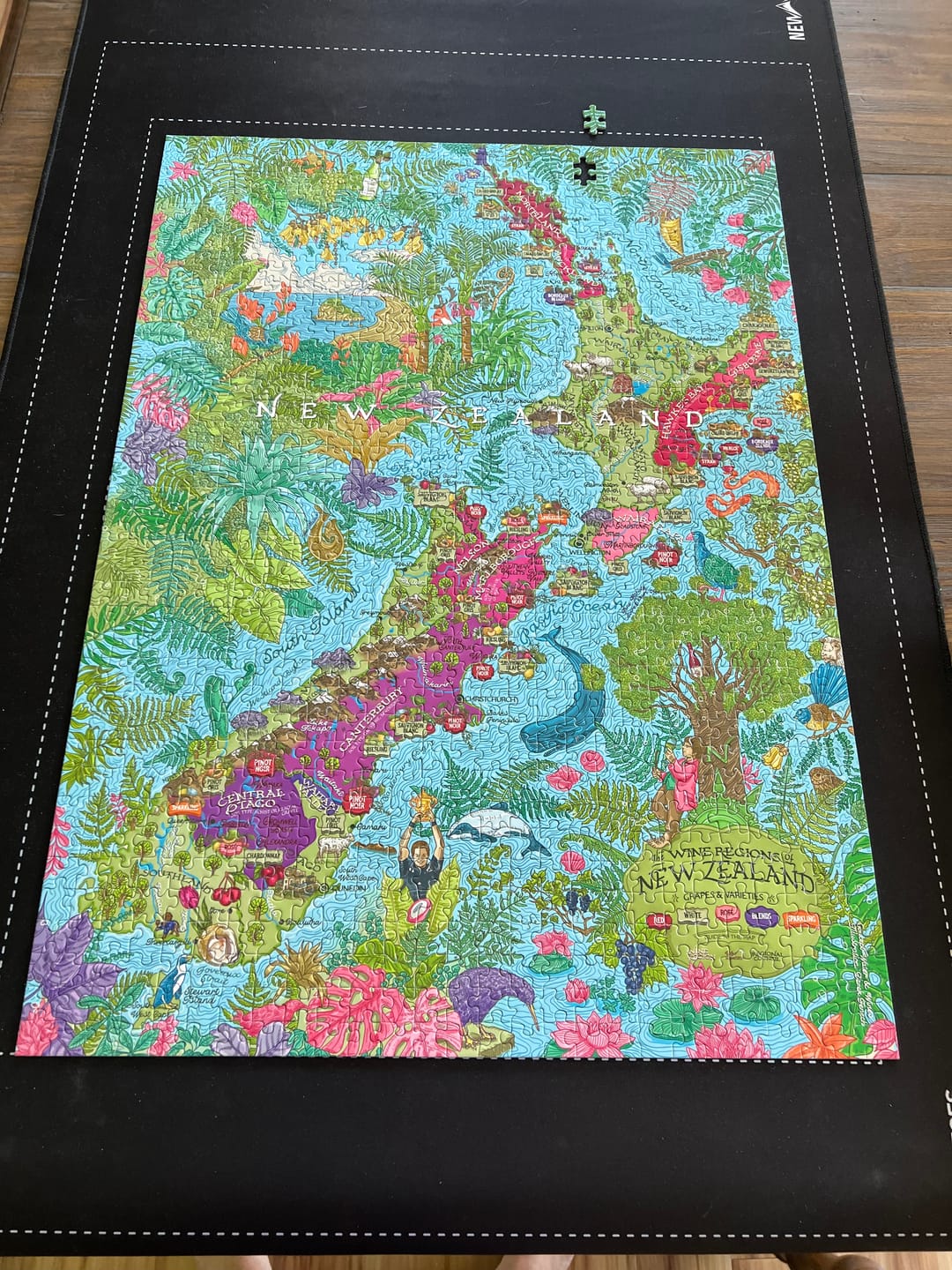 Customer photo review of Wine Puzzle - New Zealand