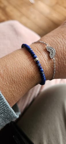 Customer photo review of Steel watermelon bracelet