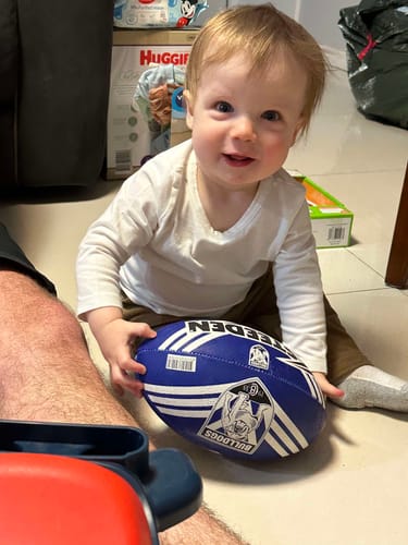 Customer photo review of Canterbury Bankstown Bulldogs NRL Supporter Football Mini (11 inch)