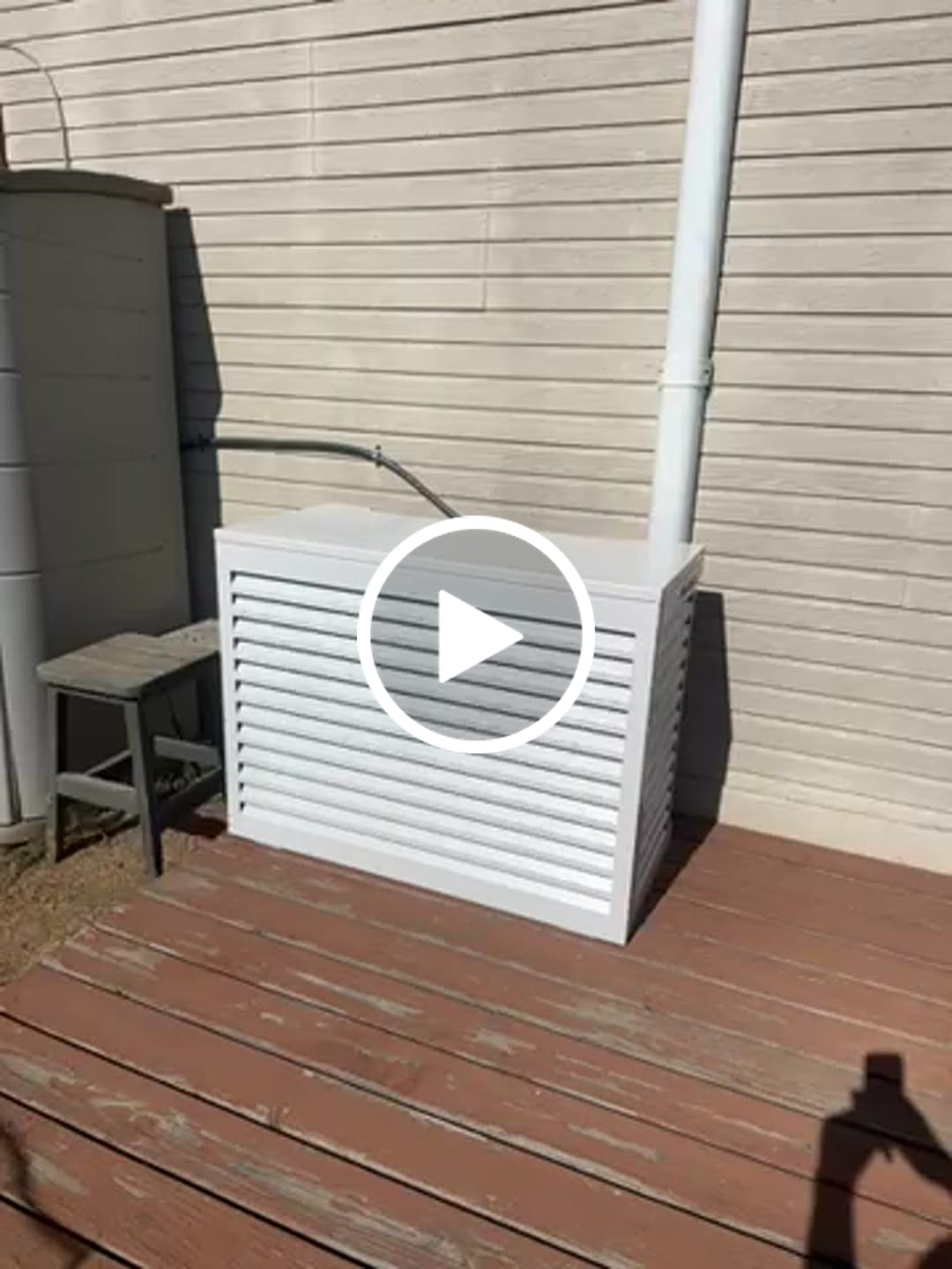 Customer video review of Mini-Split AC Cover - White