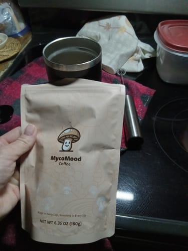 Customer photo review of MycoMood Mushroom Coffee - (Exclusive Launch Offer) Limit One Per Customer