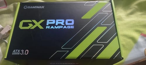 Customer photo review of Fuente de Poder GAMEMAX 850W PRO BK ATX APFC / 90 Plus GOLD/ 12V/ 100-240V/ VER 2.3/ MODULAR