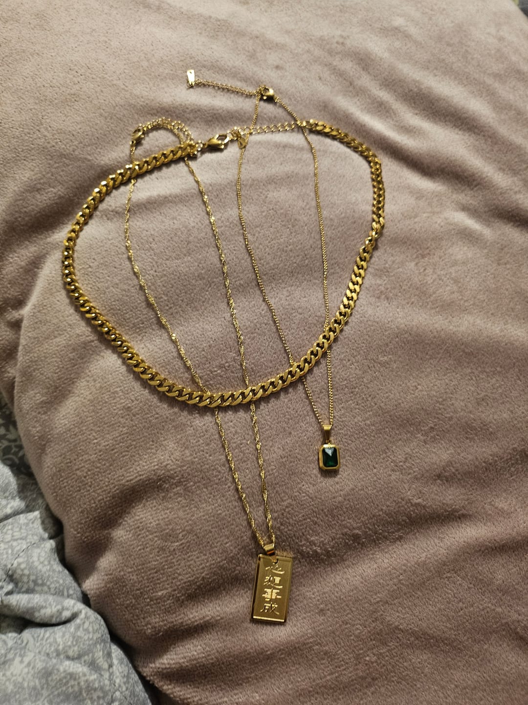 Customer photo review of Wishes & Dreams Good Luck Charm Necklace