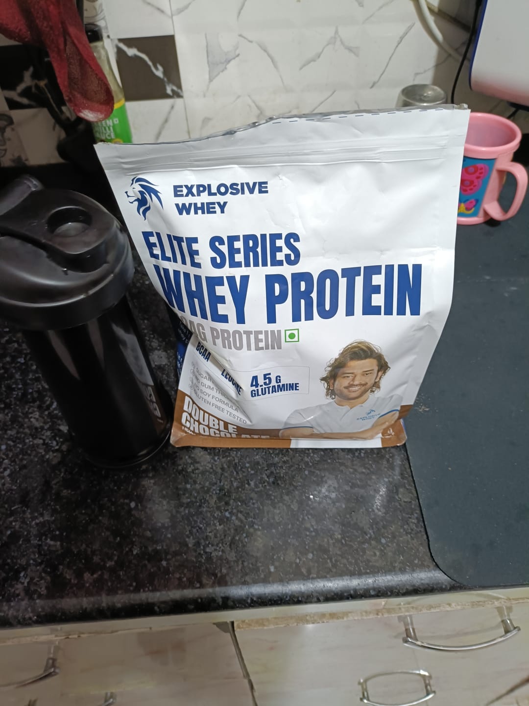 Customer photo review of Elite Series Whey Protein