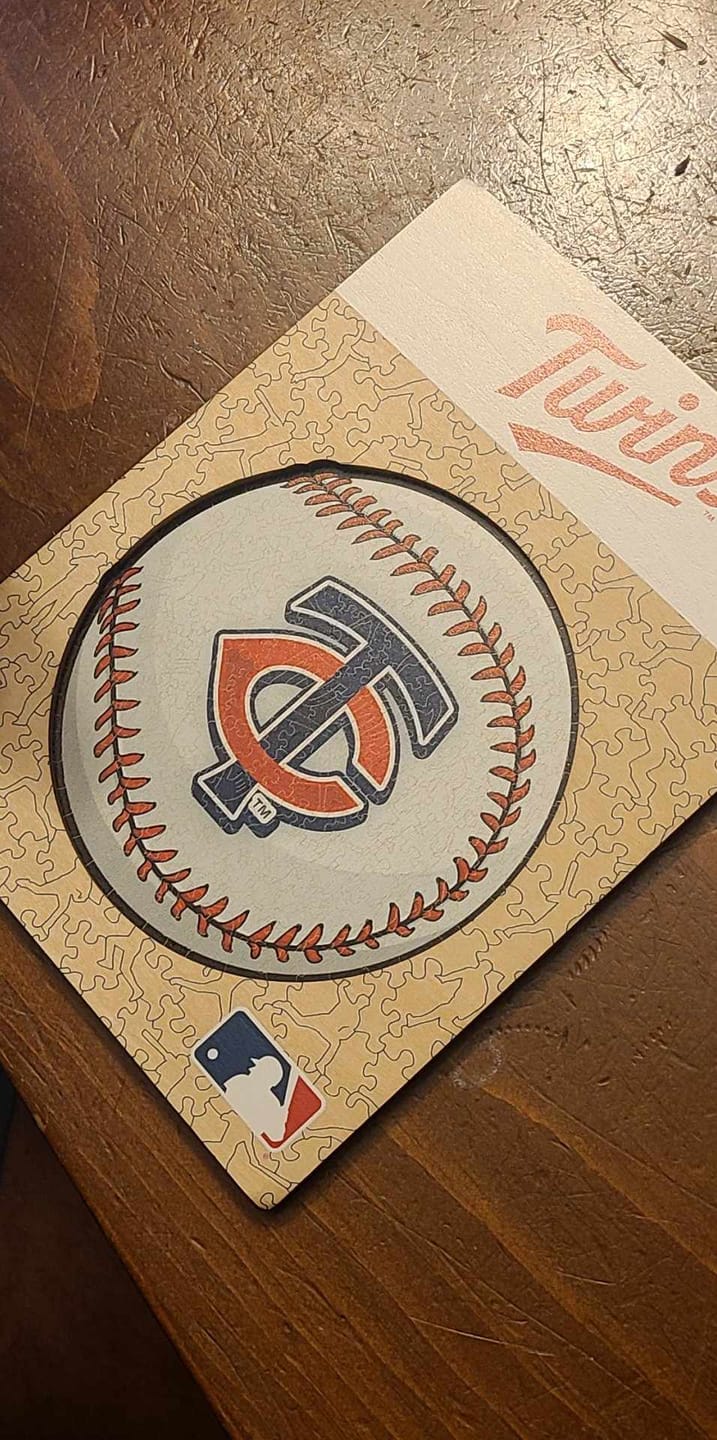Customer photo review of Minnesota Twins™ - Wooden Puzzle