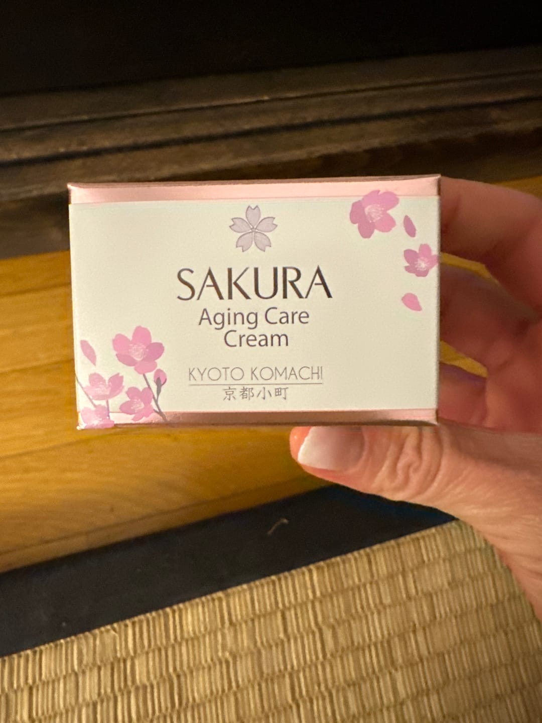 Customer photo review of KYOTO KOMACHI Sakura Aging Care Cream