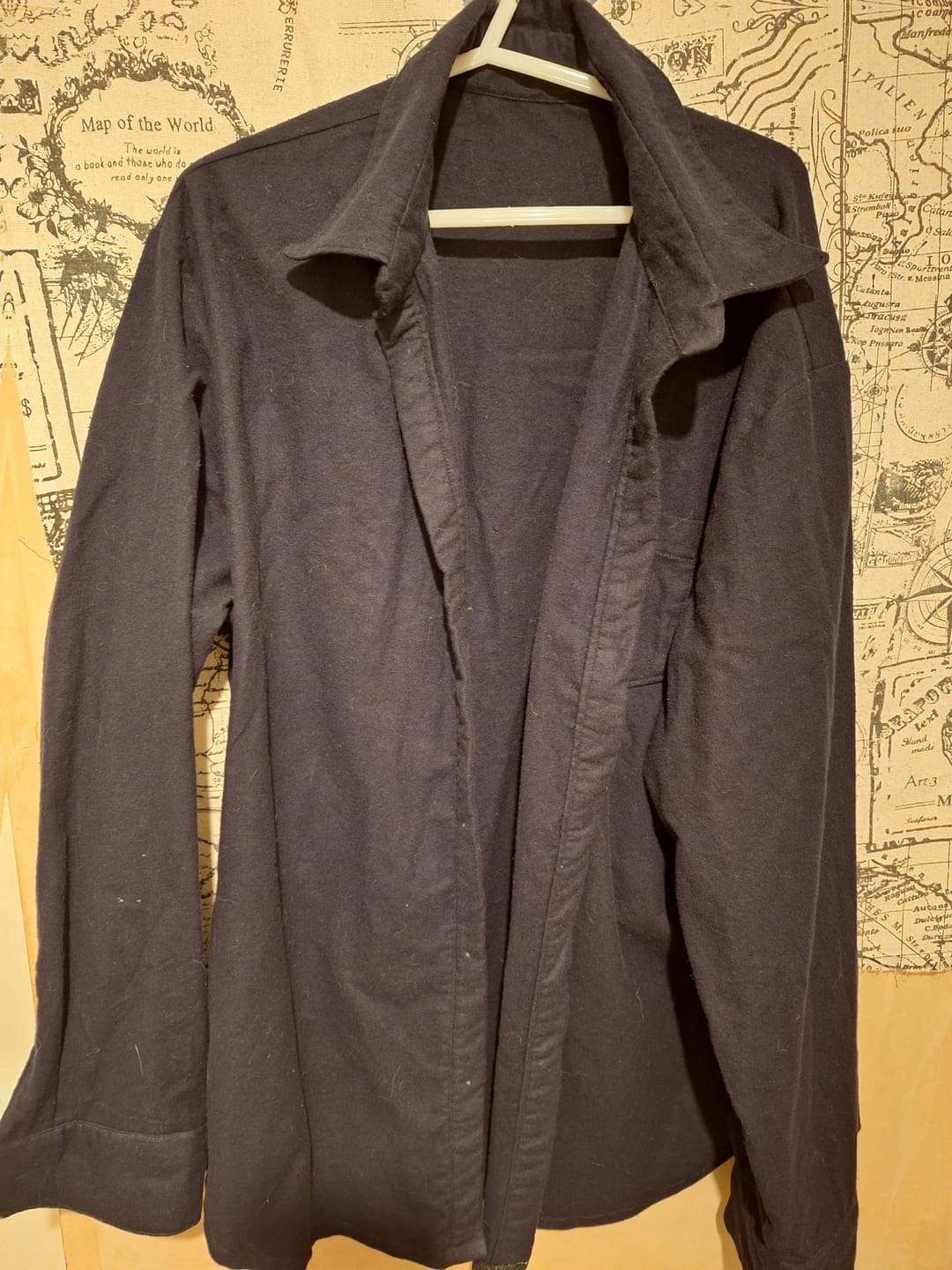 Customer photo review of Plain Brushed Cotton Fabric