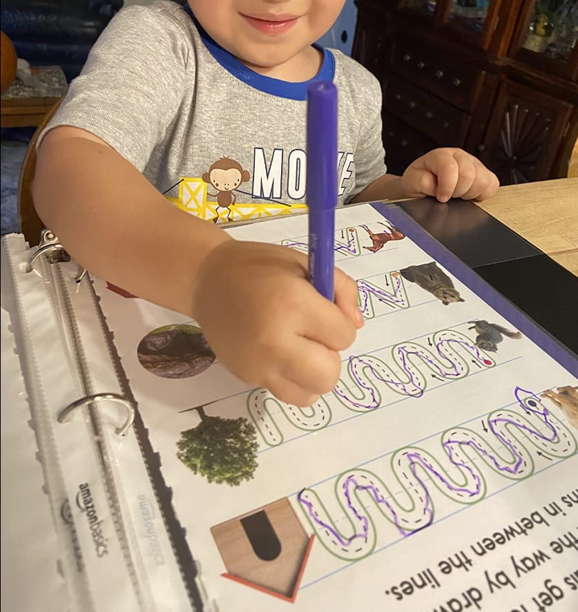 Customer photo review of Educational Kids Activity Bundle (p