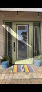 Customer photo review of Pop Stripe Shag Mats | Multi