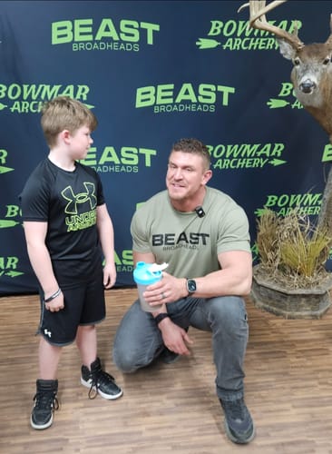 Customer photo review of Beast Broadheads (2-Pack + Practice Tip)