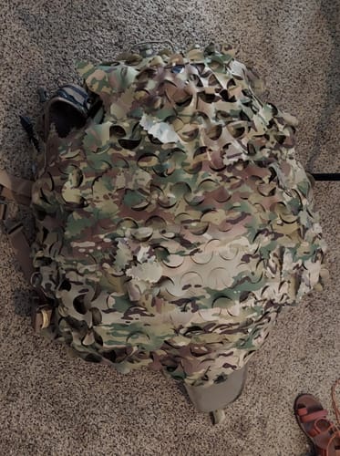 Customer photo review of Predator Ghillie™ Backpack Cover