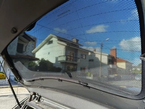 Customer photo review of Volkswagen Golf Car Window Shades