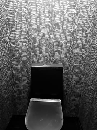 Customer photo review of Crocodile Wallpapers - Black