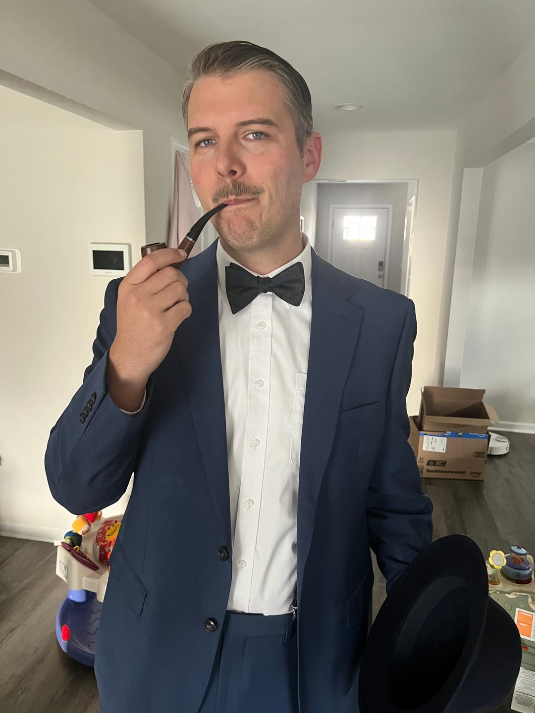 Customer photo review of 1940s Murder Mystery Host Your Own Game Kit