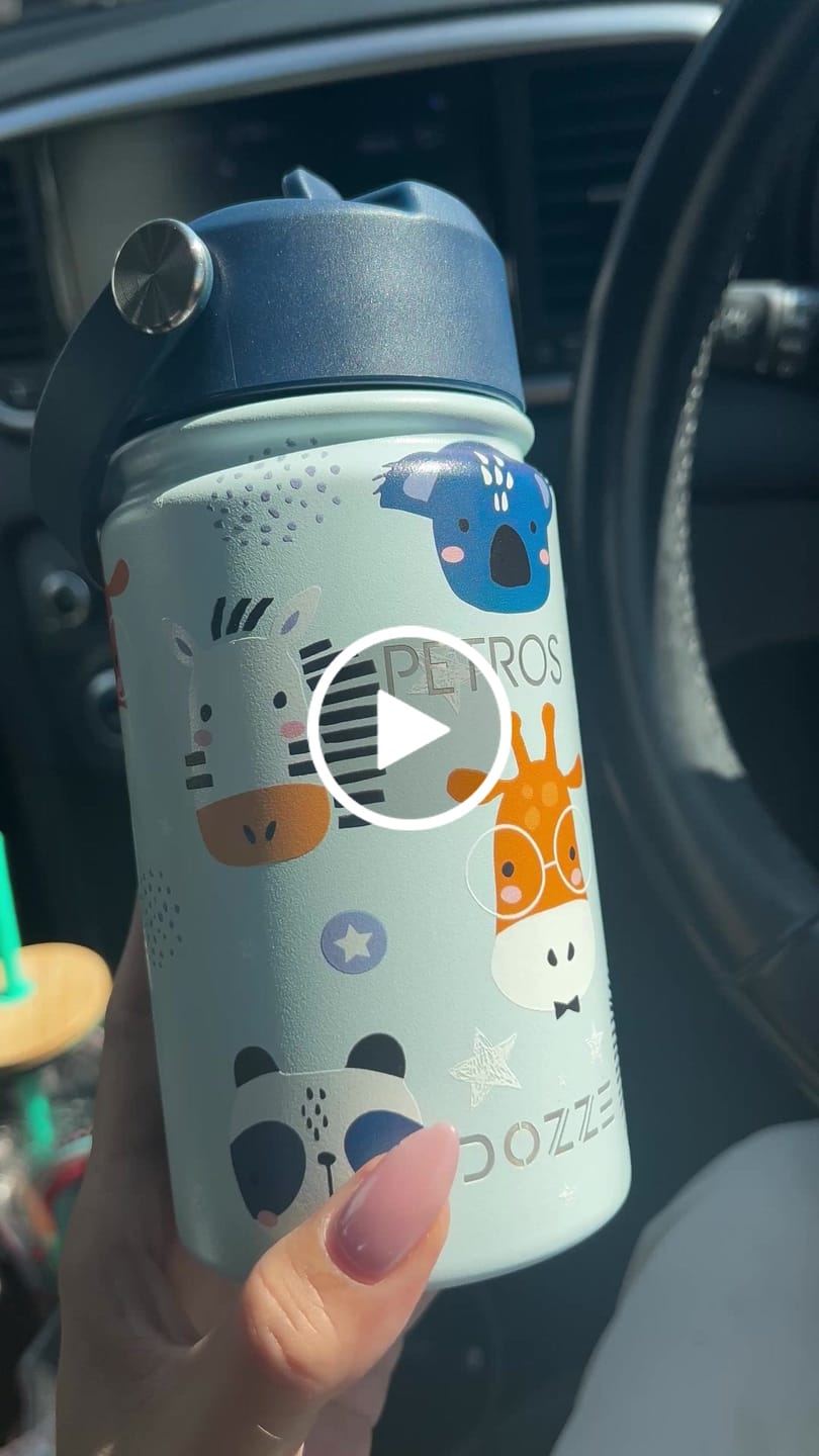 Customer video review of DOZZE Kids Water Bottle | 355ml