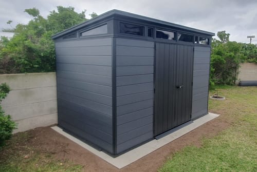 Customer photo review of Cortina 11x7ft Shed