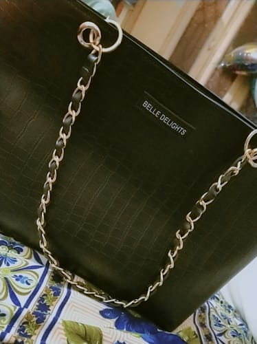 Customer photo review of Black New Wave Tote Bag ( Pre-order )