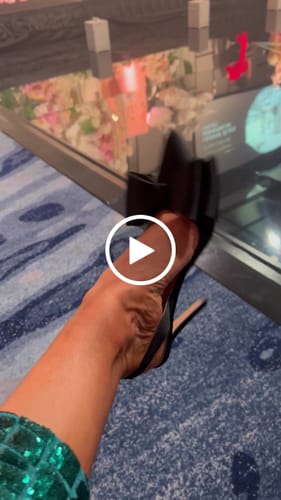 Customer video review of Lee Pump Black Satin