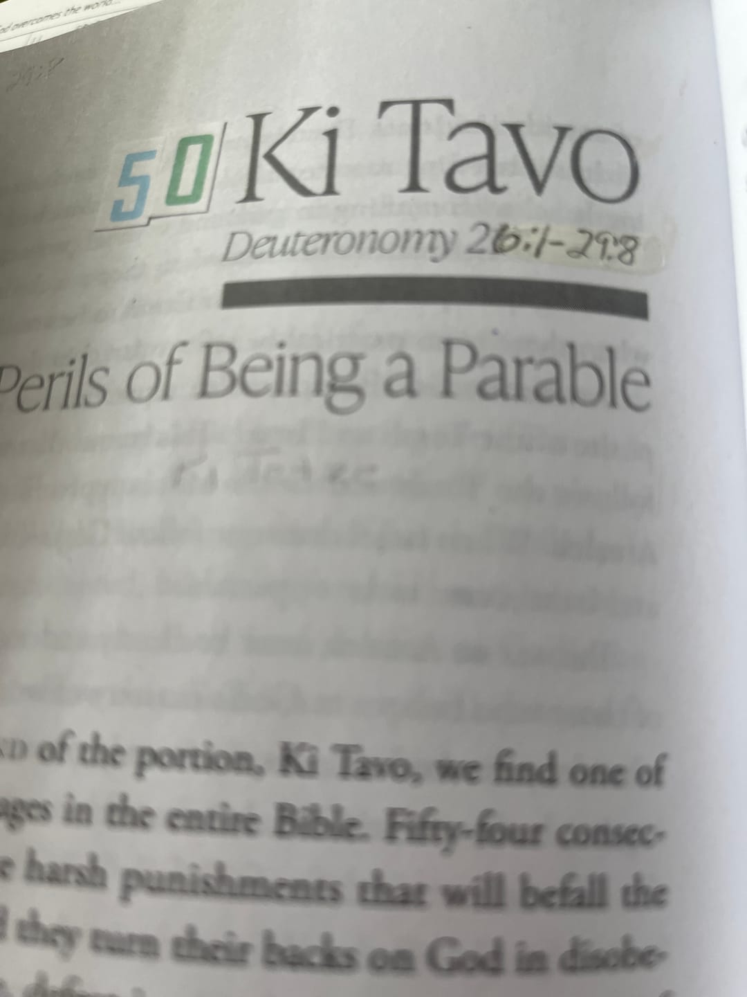 Customer photo review of The Weekly Word: In Depth Bible Studies taken from the Jewish Weekly Torah Portion
