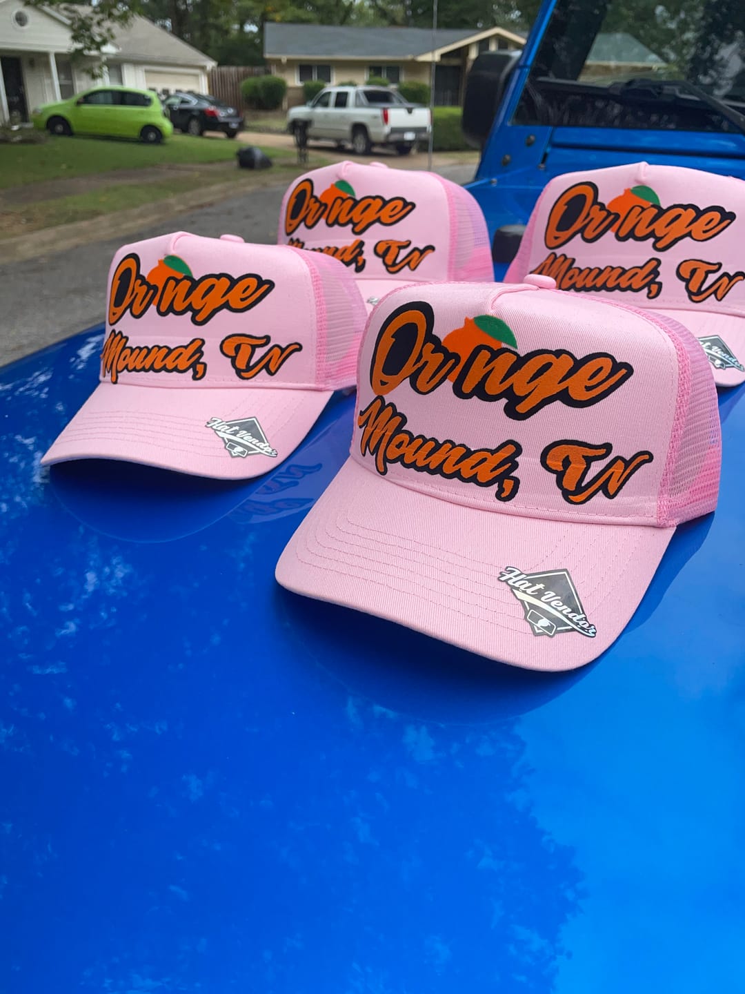 Customer photo review of Hard Front Trucker hat
