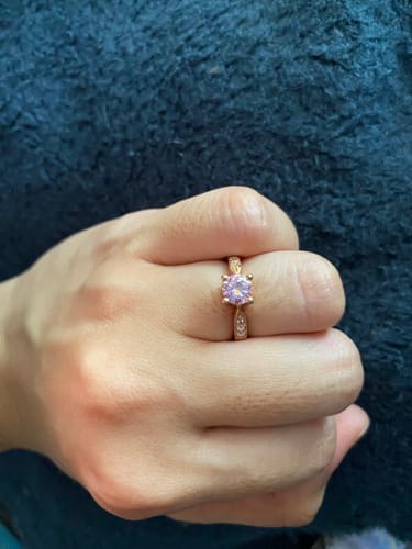 Customer photo review of 1ct Athens Engagement Ring