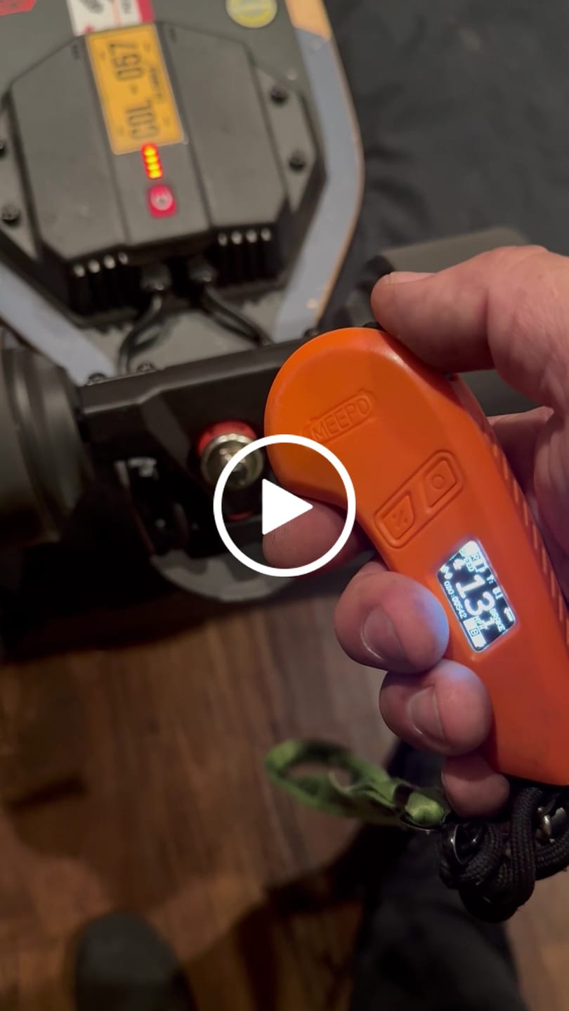 Customer video review of Meepo Donut 105mm Wheel Set