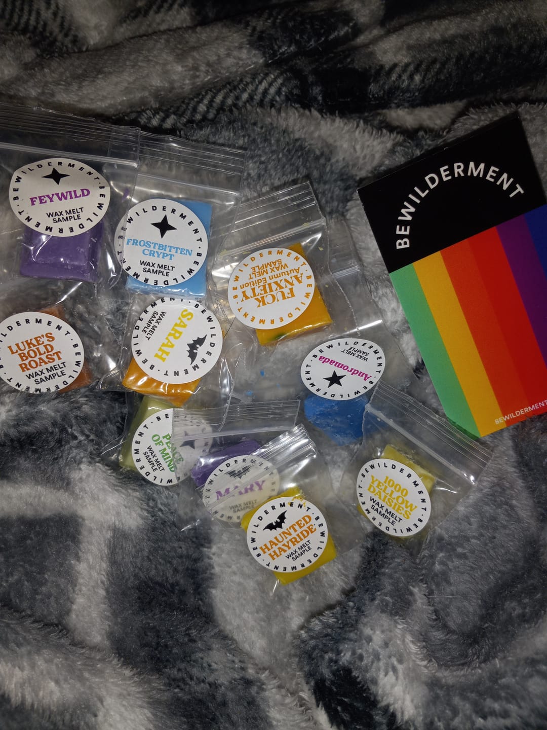 Customer photo review of Wax Sample Pack