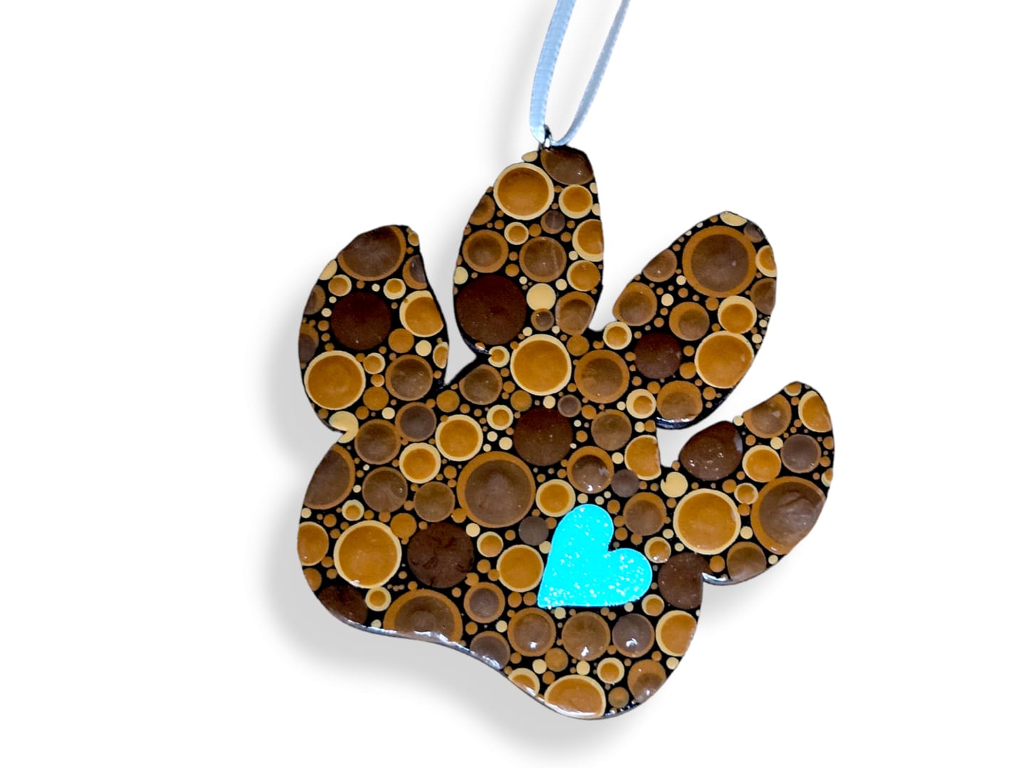 Customer photo review of Unfinished Wood Paw Print Shape - Pet Craft - up to 36"
