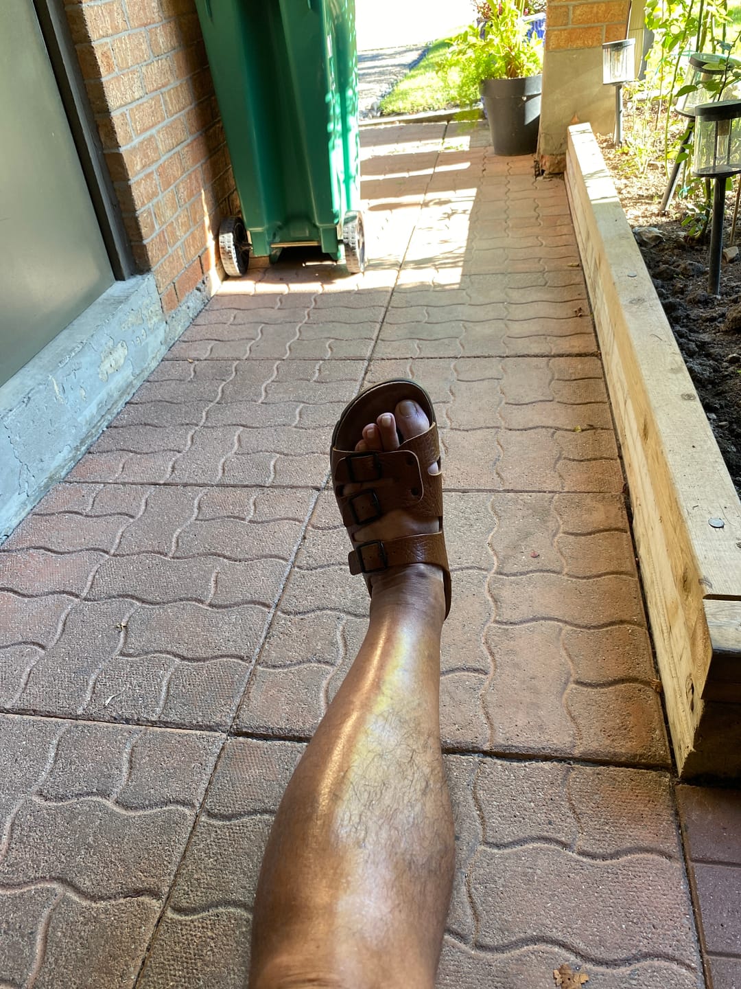 Customer photo review of Zach Fit Tan Full Grain Leather