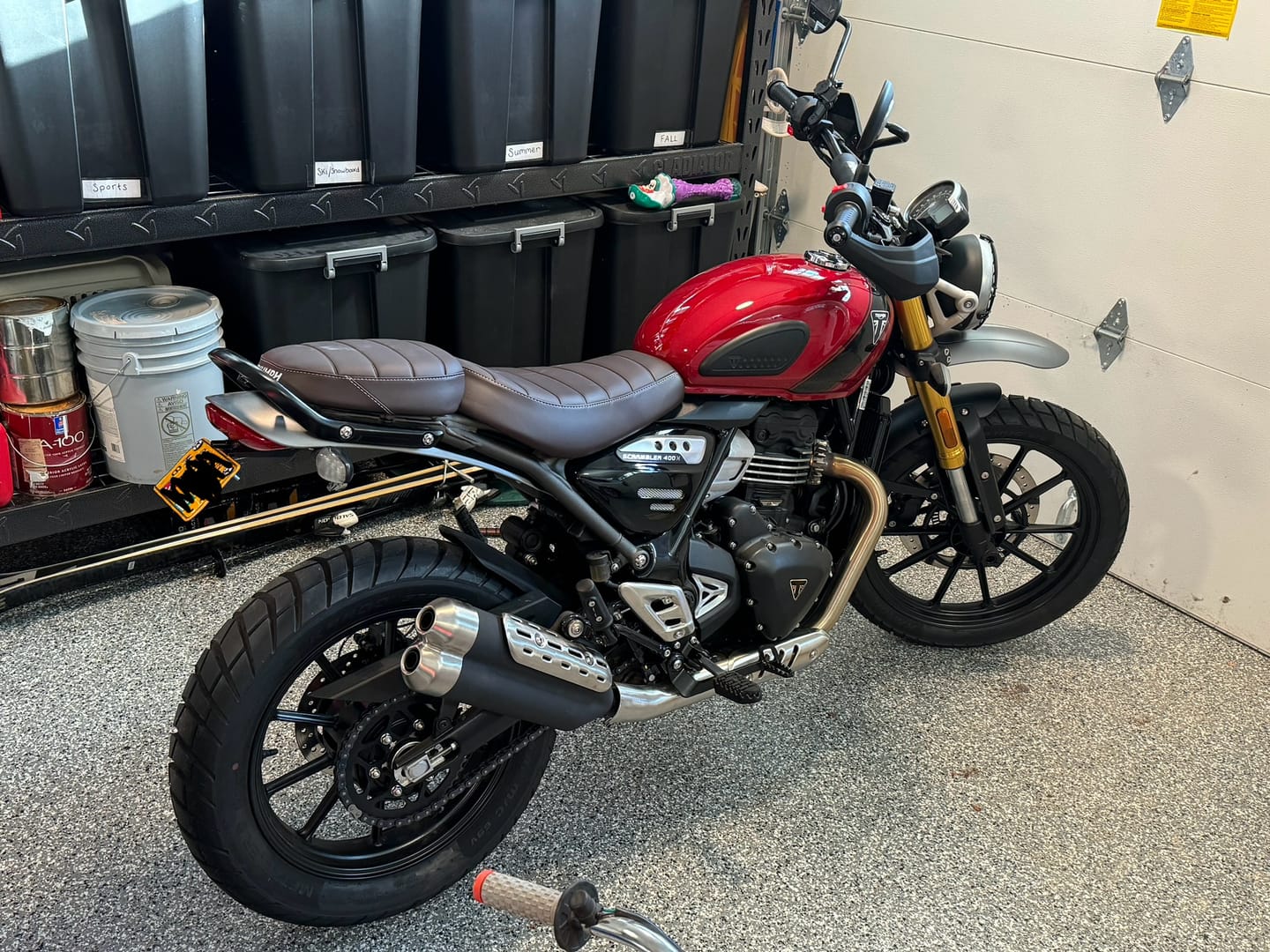 Customer photo review of Triumph Speed 400 & Scrambler 400 Plug & Play Tail Tidy Kit