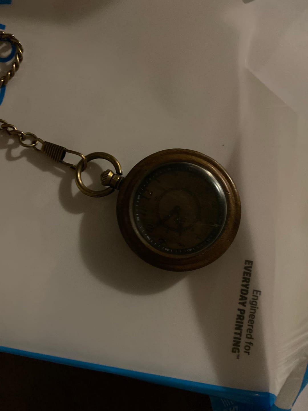 Customer photo review of Wooden Pocket Watch | Clasico