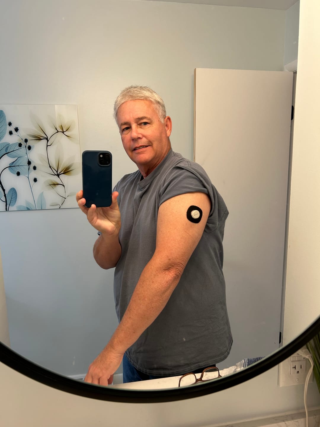 Customer photo review of Skin Grip Original - Dexcom G7 Adhesive Patches (With Cutout)
