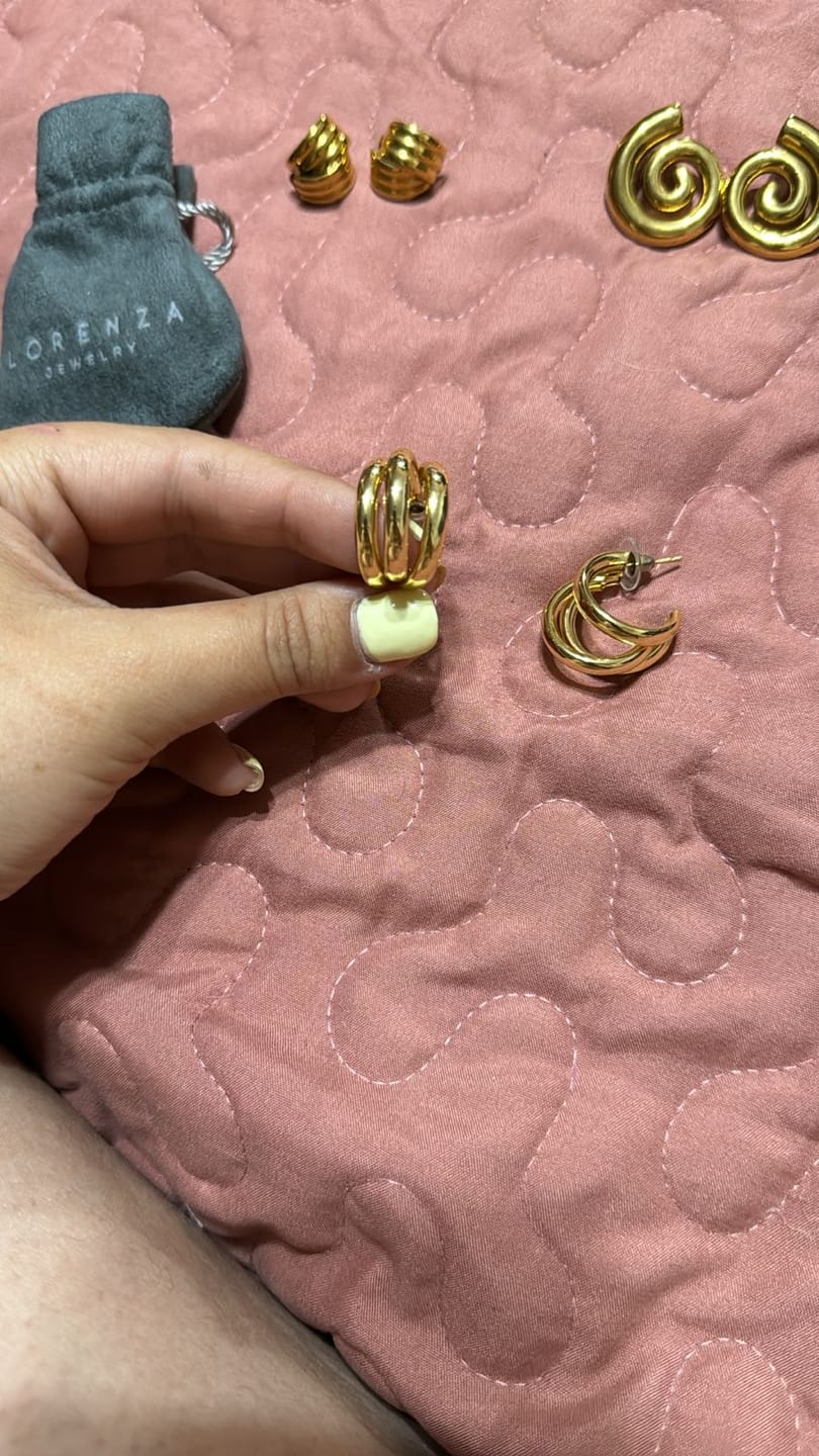 Customer photo review of Par Arracada Triple 25 mm