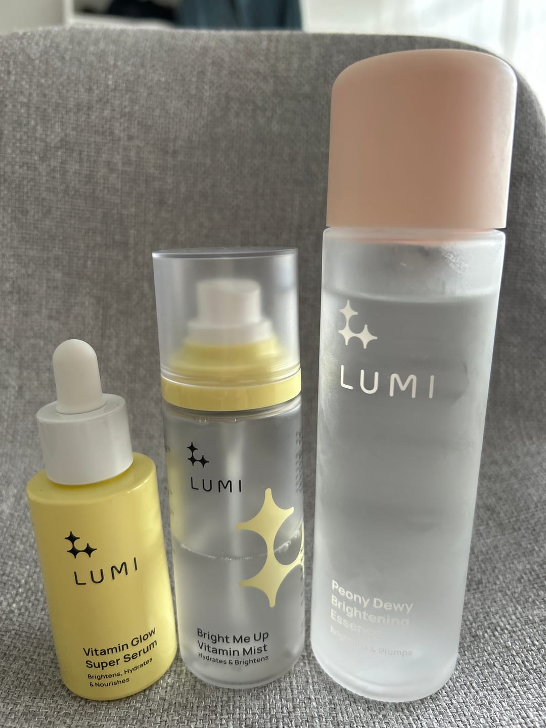 Customer photo review of Peony Dewy Brightening Essence