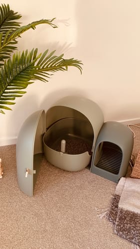 Customer photo review of Makesure Cat Litter Box MAX
