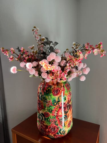Customer photo review of Zijden Kiku Bloemen - Roze (10 stengels)