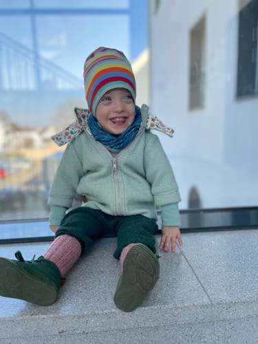 Customer photo review of Wollwalk Jacke "Schmetterling"